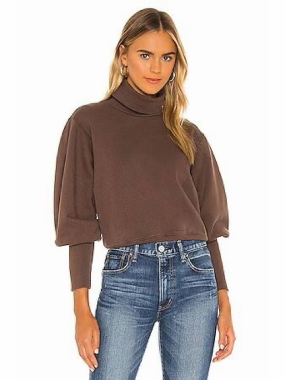 Agolde 100% Cotton Cowl Neck Sweatshirt Sweater Brand New With Tags